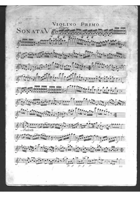 First page of String Trio in G major, Hob.V:G2