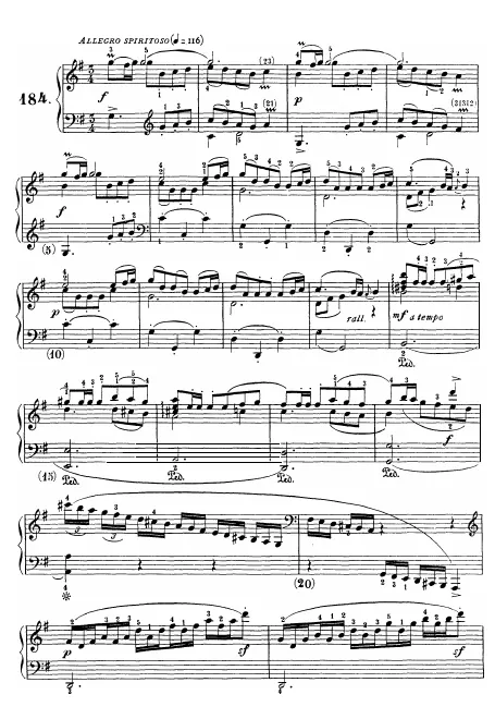 First page of Keyboard Sonata in G major