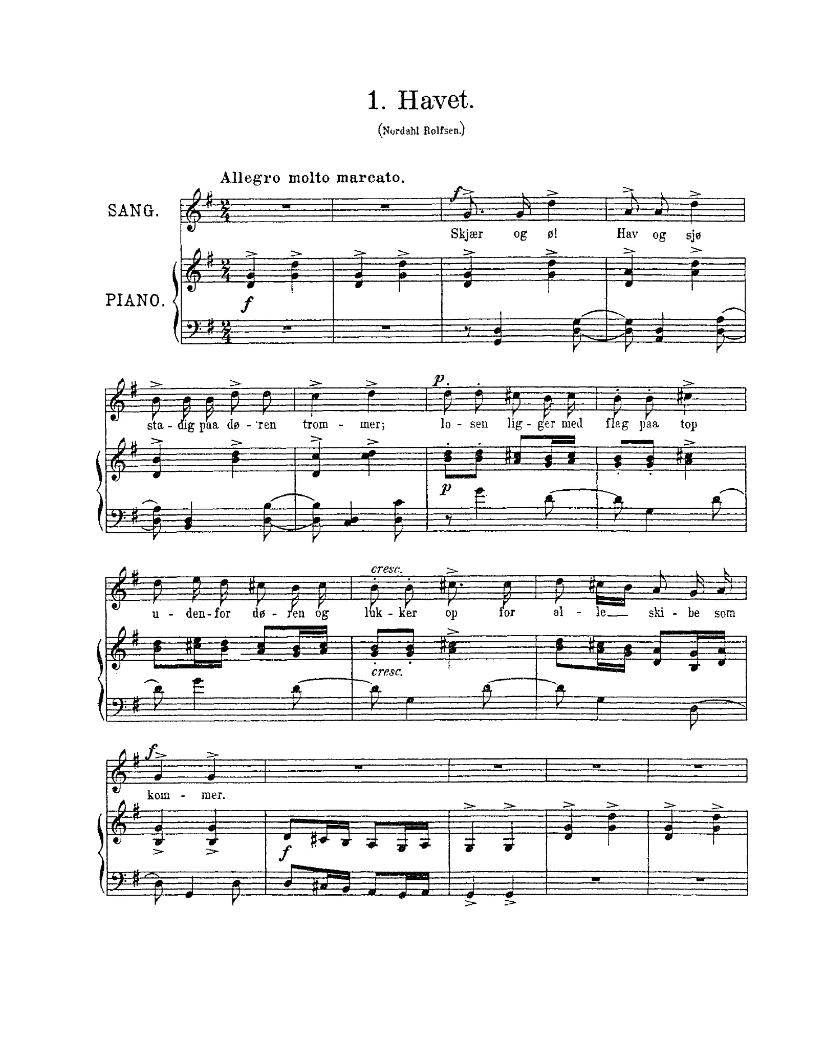 First page of 7 Childrens Songs