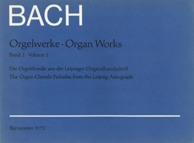 First page of Orgelwerke