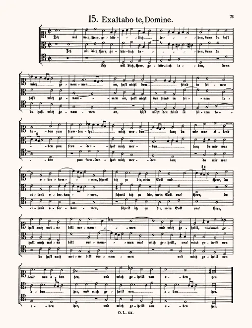 First page of Ich wil dich Herr gebuerlich loben