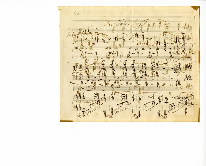 First page of Der Todesengel