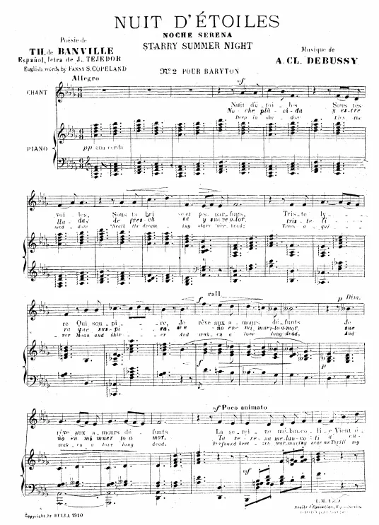 First page of Nuit d'étoiles