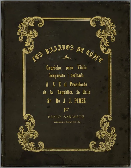 First page of Los pájaros de Chile
