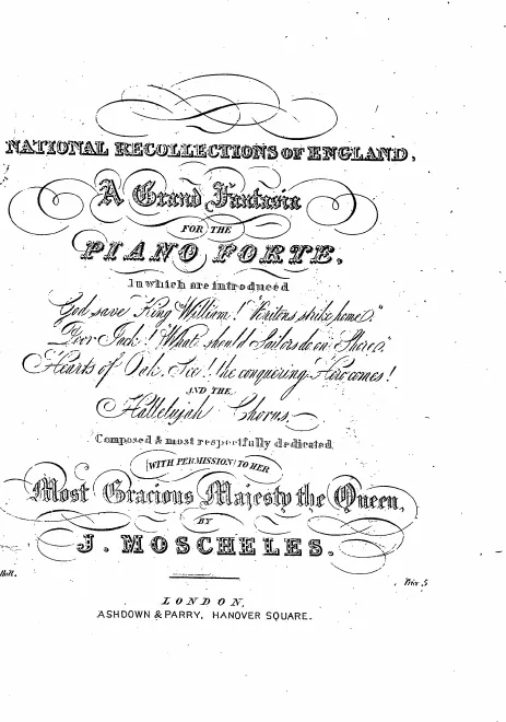 First page of National Recollections of England
