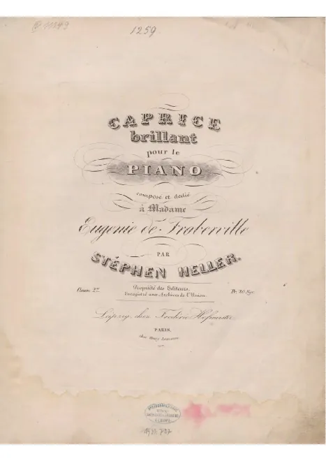First page of Caprice brillant