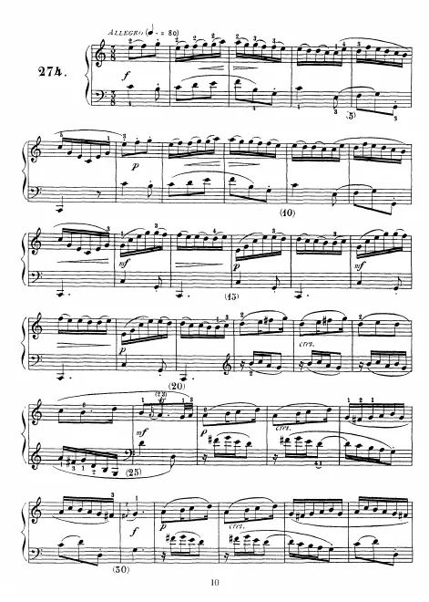 First page of Keyboard Sonata in C major