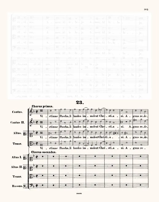 First page of Victimae Paschali laudes