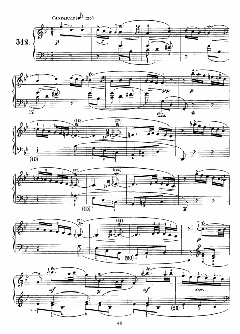 First page of Keyboard Sonata in G minor