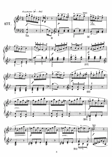First page of Keyboard Sonata in G minor