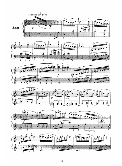 First page of Keyboard Sonata in A minor