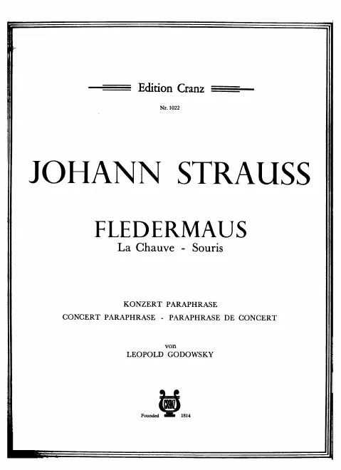 First page of Symphonische Metamorphosen Johann Strauss’scher Themen