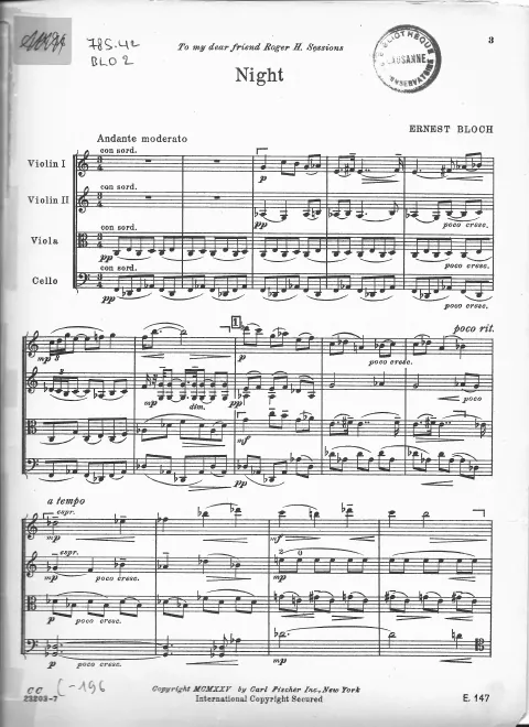 First page of Night