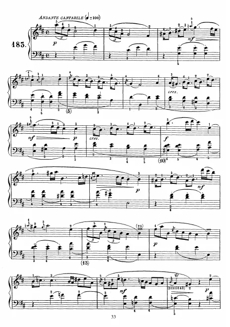 First page of Keyboard Sonata in D major