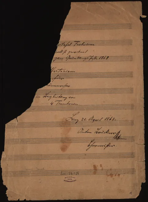 First page of Inveni David (I)