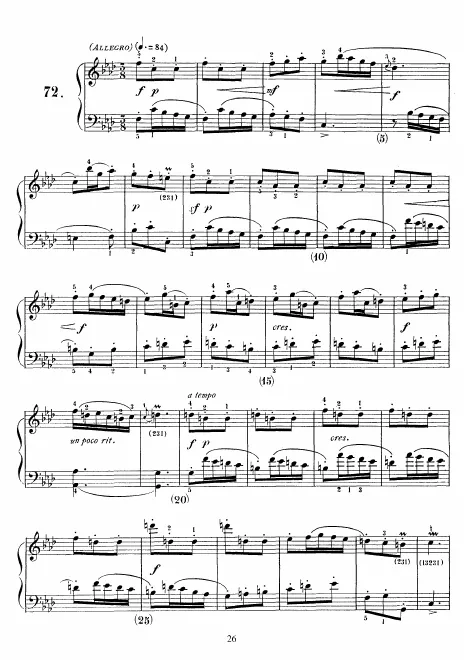 First page of Keyboard Sonata in F minor