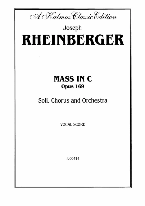 First page of Mass in C major