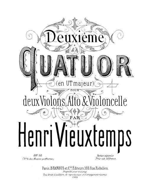 First page of String Quartet No.2