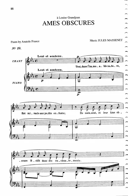 First page of Âmes obscures