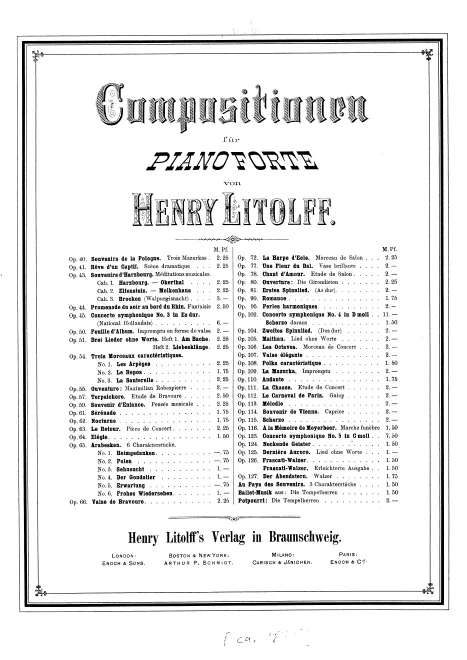First page of Valse élégante