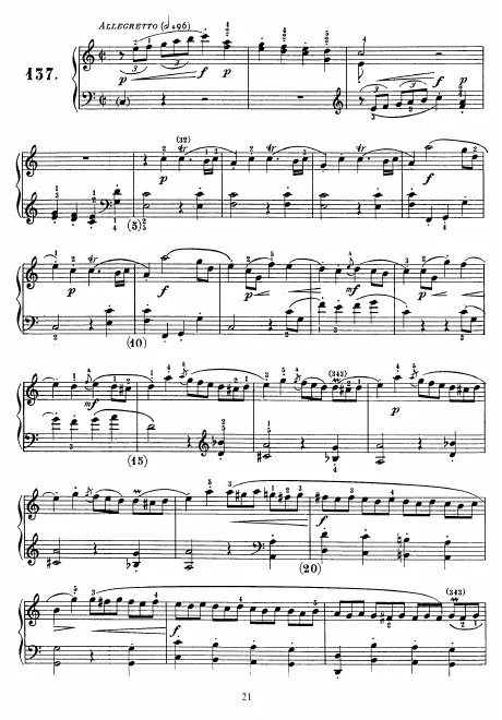 First page of Keyboard Sonata in C major