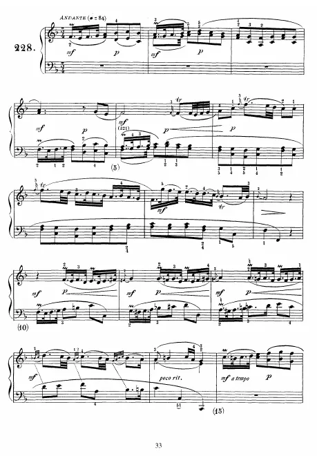 First page of Keyboard Sonata in F major