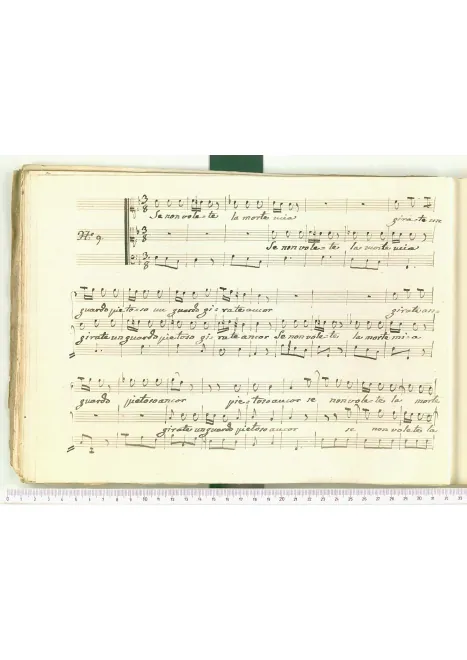 First page of Se non volete la morte mia, SF 464