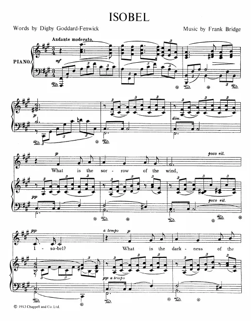 First page of Isobel