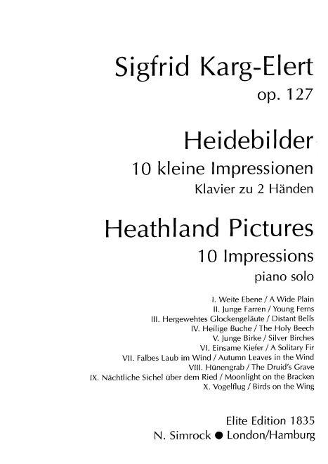 First page of Heathland Pictures