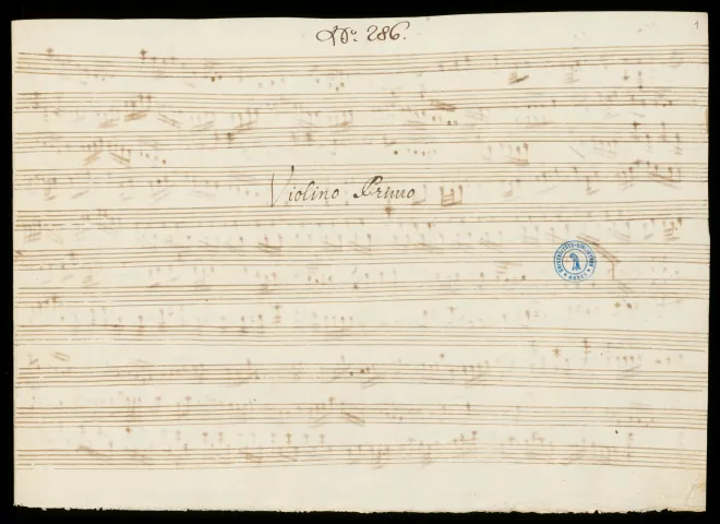 First page of Symphony in C major