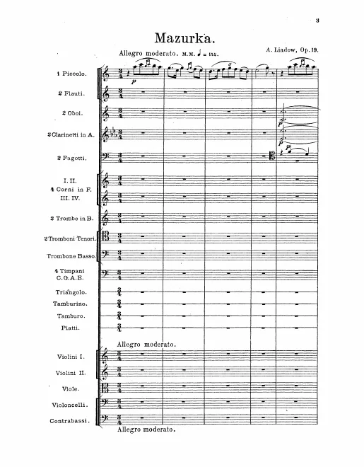 First page of Village Scene by the Inn