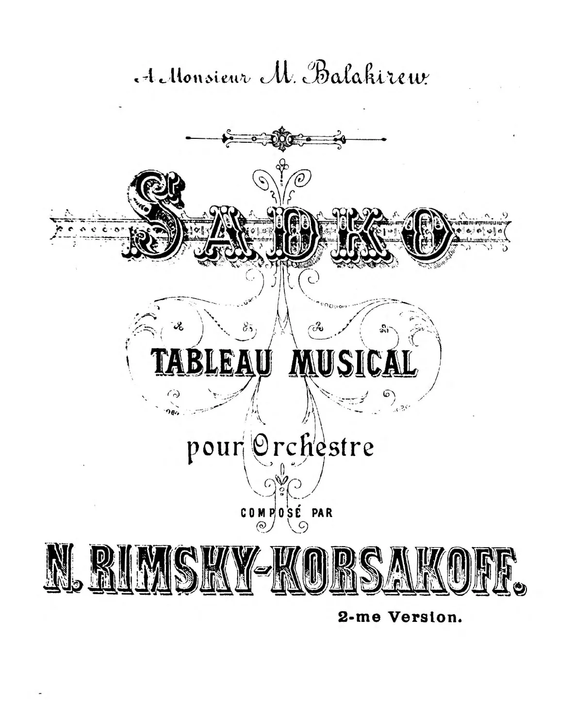 First page of Sadko