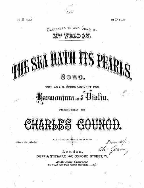 First page of The Sea Hath Its Pearls