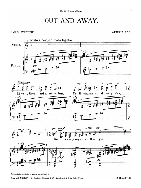 First page of Out and Away