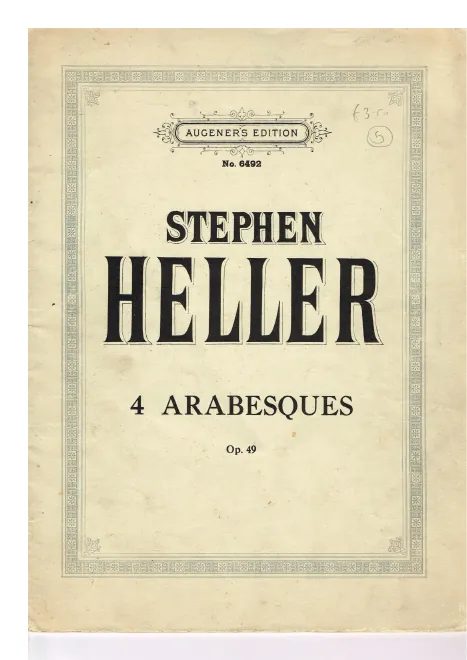 First page of 4 Arabesques