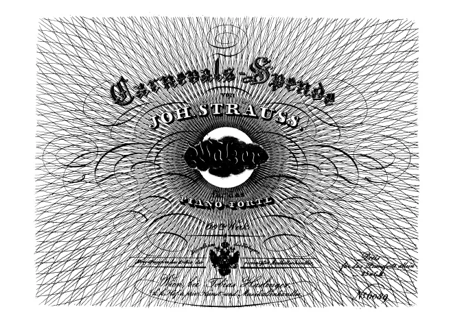 First page of Carnevals-Spende