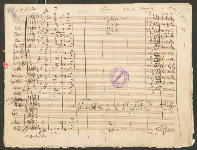First page of Gloria al Dio dei nostri padri