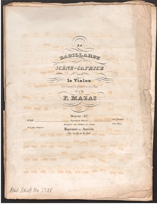 First page of La Babillarde