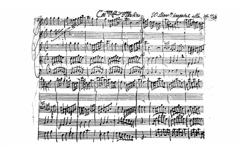 First page of Recorder Concerto in C major