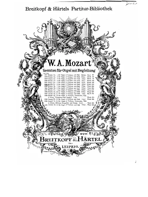 First page of Church Sonata No.6