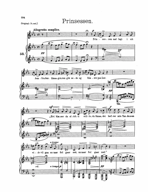 First page of Prinsessen