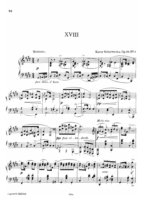First page of 4 Polish Dances, Op.58