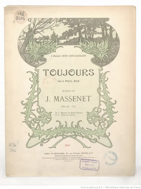 First page of Toujours
