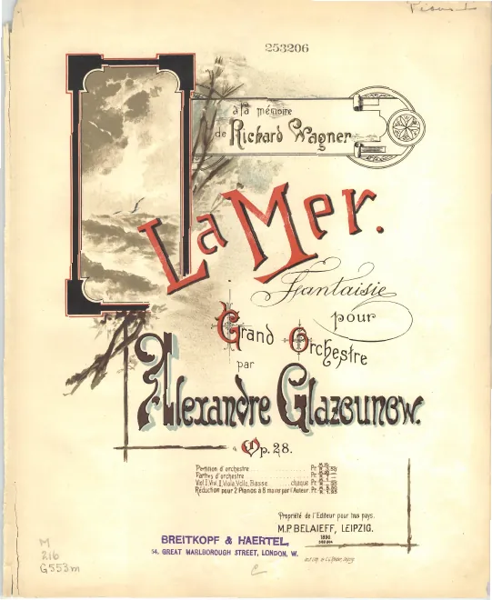 First page of La Mer