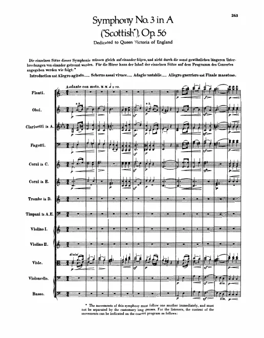 First page of Symphony No.3