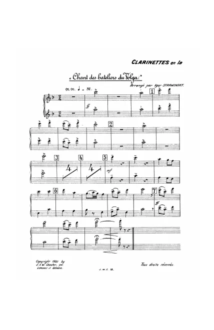 Clarinet 1/2 (A)