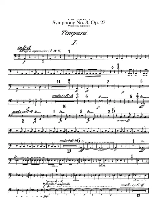 First page of Symphony No.3