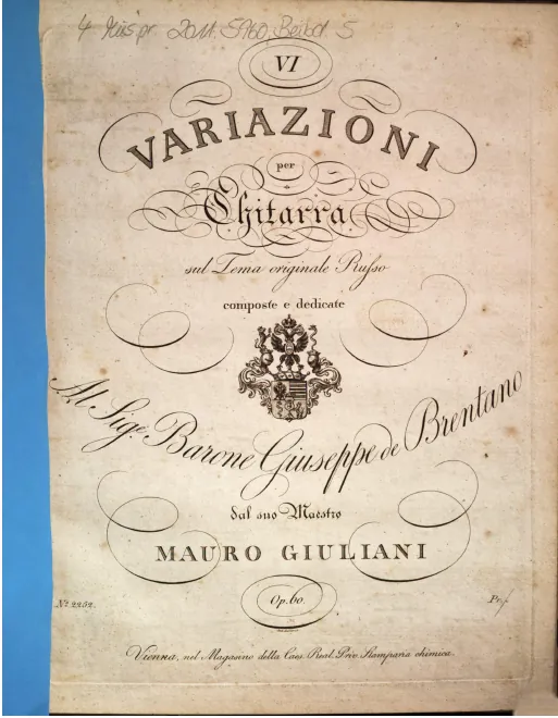 First page of 6 Variations