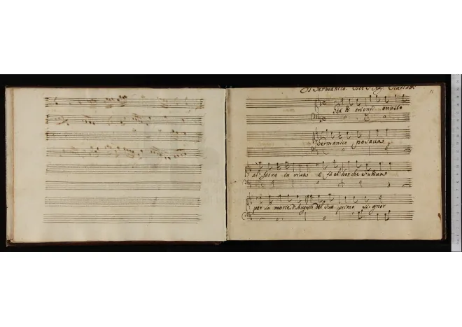 First page of Già di trionfi onusto; Il Germanico
