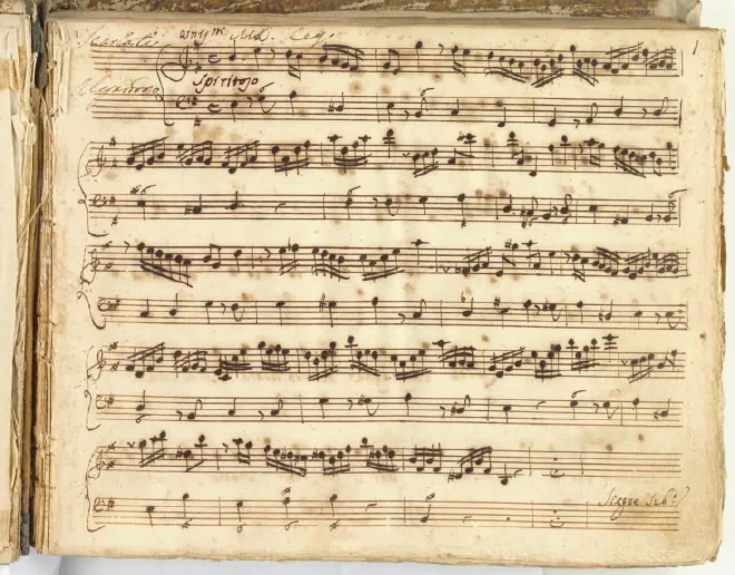 First page of Fida compagna, del tuo alato amante